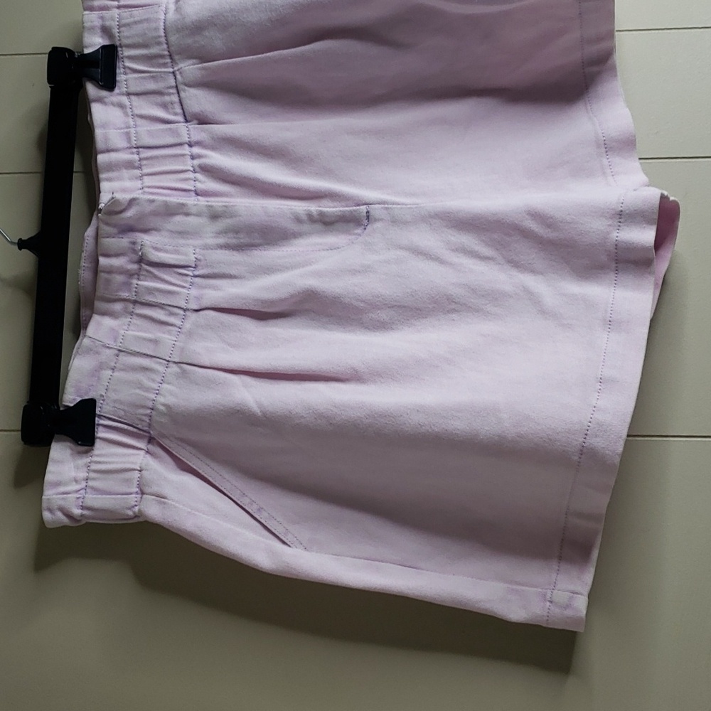 Skies of Blue Paperbag Denim Shorts Large - Picture 4 of 8